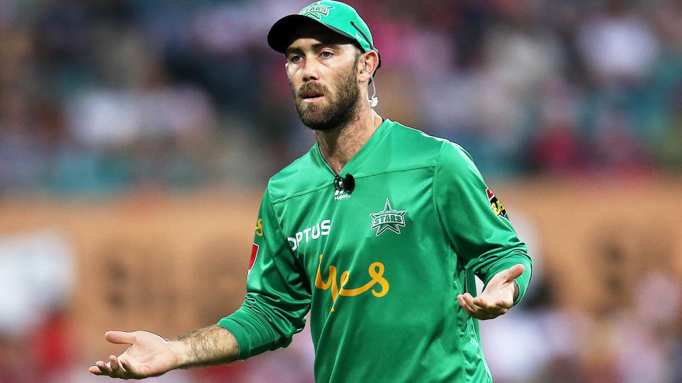 Glenn Maxwell, pictured here in action against the Sydney Sixers in the Big Bash.