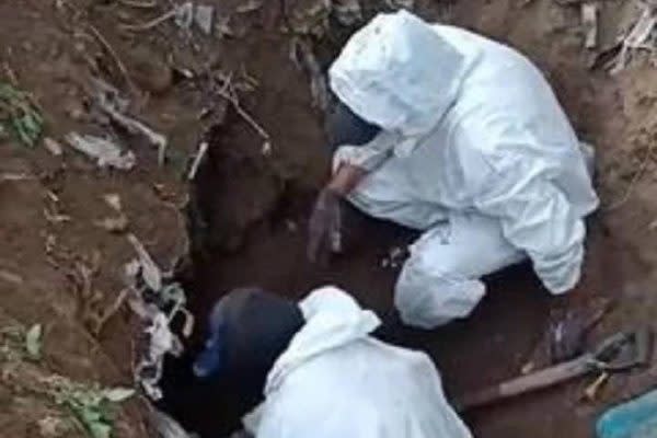 personas buscadoras realizando excavaciones en zapopan, jalisco