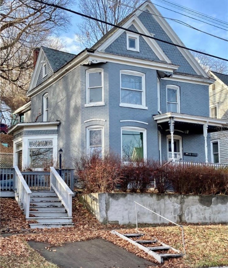 A two-family home at 85 Hill Street in the City of Hornell received a wave of interest after being featured on HGTV's Cheap Old Houses Instagram page because of its historic features.