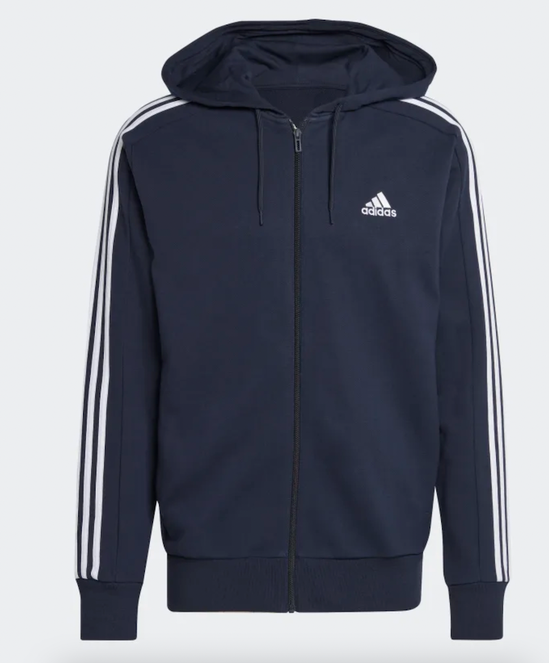 <p><a href="https://go.redirectingat.com?id=74968X1596630&url=https%3A%2F%2Fwww.adidas.com%2Fus%2Fessentials-fleece-3-stripes-full-zip-hoodie%2FIJ6478.html&sref=https%3A%2F%2Fwww.esquire.com%2Fstyle%2Fg3534%2Fbest-zip-up-hoodies-sweatshirts-men%2F" rel="nofollow noopener" target="_blank" data-ylk="slk:Shop Now;elm:context_link;itc:0;sec:content-canvas" class="link ">Shop Now</a></p><p>Essentials 3-Stripes Full-Zip Hoodie</p><p>adidas.com</p><p>$56.00</p>