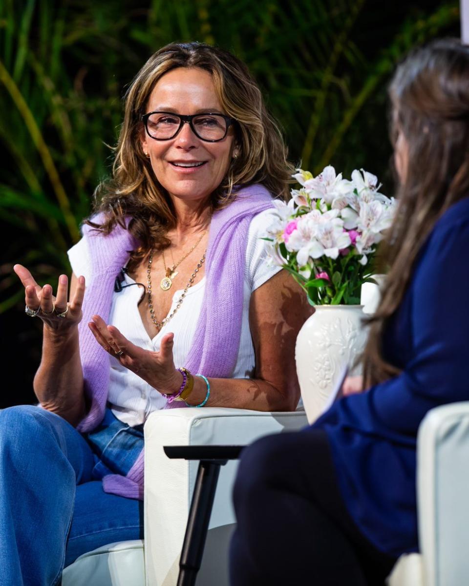 Jennifer Grey joined L.A. Times Book Club July 27, 2022 to discuss "Out of the Corner" at Montalban Theatre in Hollywood.