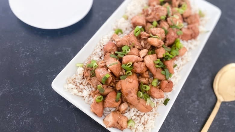 Bourbon chicken