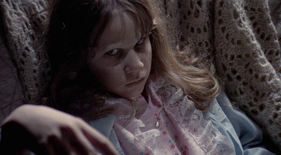 Then: Linda Blair in 'The Exorcist'