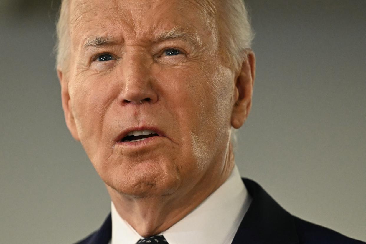 President Biden speaks about extreme weather in Washington, D.C., July 2.