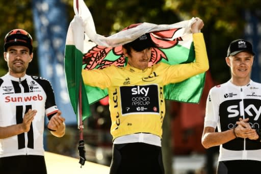 Geraint Thomas says life has been insane and bonkers since he stood on the podium after winning the Tour de France but it threatens to get crazier for the 32-year-old Welshman