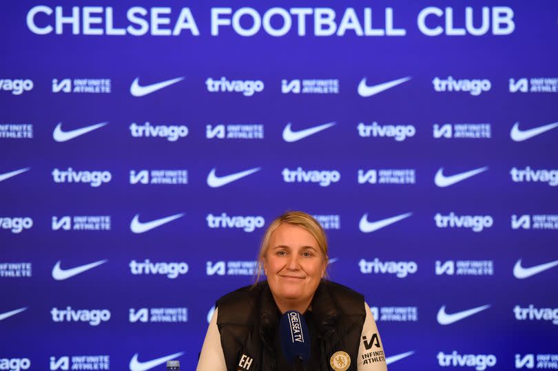Emma Hayes gave her final pre-match press conference as Chelsea boss on Friday