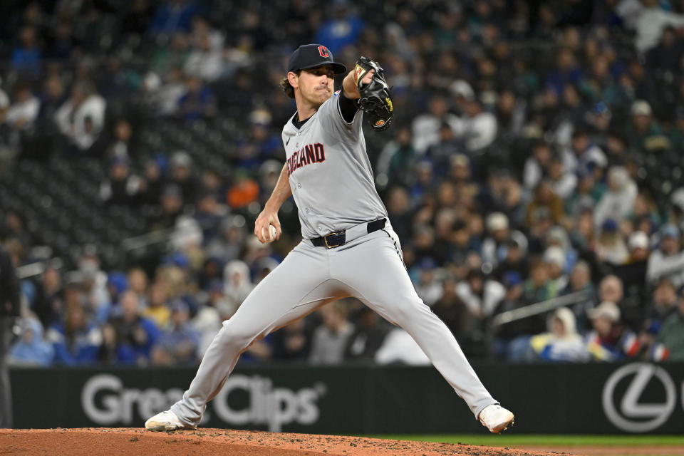 Shane Bieber。(Photo by Alika Jenner/Getty Images)