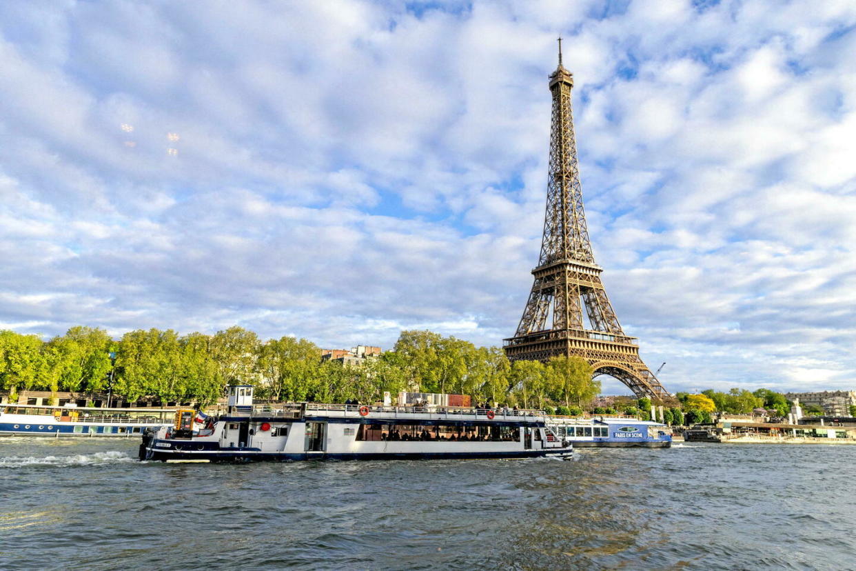 La Seine va être ouverte à la baignade, cet été, pour des épreuves de natation. (Photo d'illustration.)  - Credit:Xinhua / Xinhua/ABACA