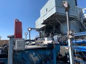 An electric drilling operates at a Chevron site in Kersey