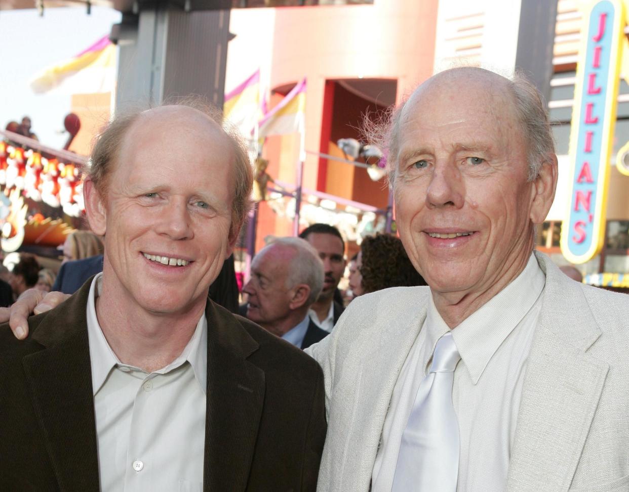 Ron Howard with father Rance Howard: REX