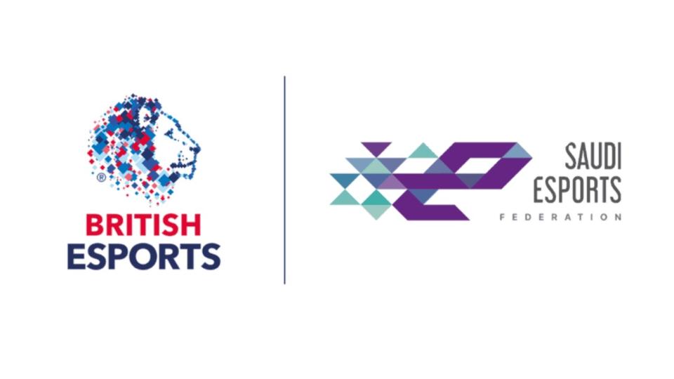 The British Eports and Saudi Esports Federation logos. 