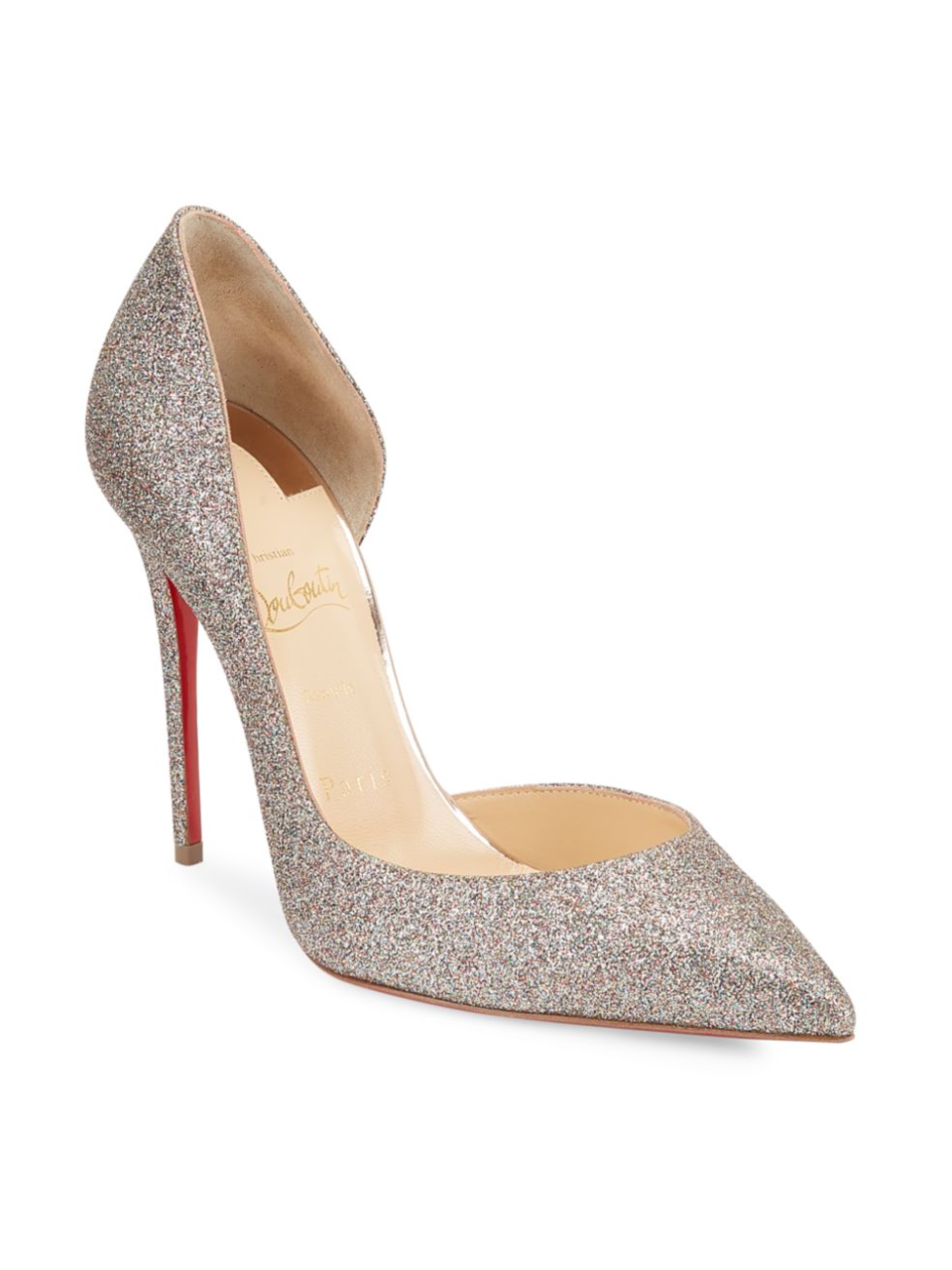 Iriza Glitter Pumps. Image via Saks Fifth Avenue.