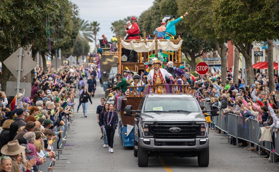 The annual Mardi Gras and Music Festival, which culminates with a parade, takes place Feb. 3-4 at Pier Park in Panama City Beach.