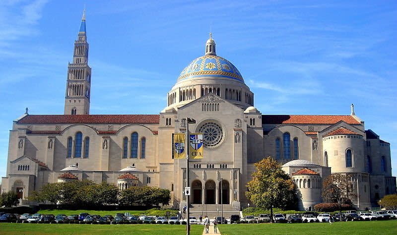 Estimated 2010 Catholic population: 74,470,000 Percentage of population that is Catholic, 2010: 24  Pew Research Center, “Global Christianity"  Original photo<a href="http://en.wikipedia.org/wiki/File:Basilica_of_the_National_Shrine_of_the_Immaculate_Conception.jpg"> here</a>. 