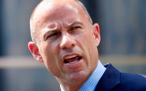 Daniels' lawyer Michael Avenatti has strongly suggested he is ready to take on Trump in the 2020 elections - Credit: Richard Vogel/AP