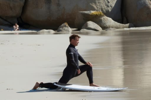 Ant Smyth's right arm was left paralysed in a car accident when he was five. Now 48, he won gold at the world adaptive surfing championship in December