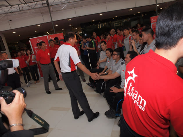 Team Singapore Flag Presentation Ceremony