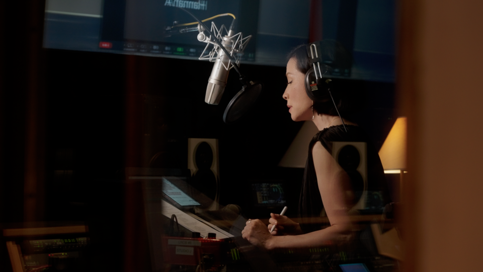 Lucy Liu records narration for 'The Pirate Queen'