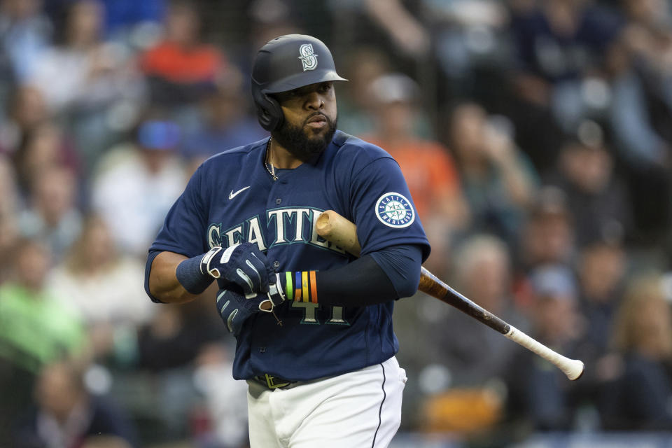 Seattle Mariners' Carlos Santana