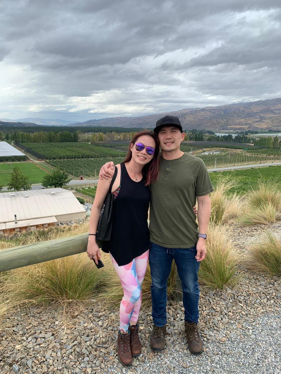 Singaporean couple Daniel Tan, 38, and Lareina Tay, 37, were on holiday in Christchurch when the deadly mosque shootings took place on Friday, 15 March 2019. PHOTO: Daniel Tan
