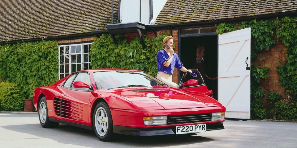 <p>Italian names automatically sound cool in English, but this one was named in honor of the famous Ferrari 500 TR. It also translates to "red head." <a href="https://www.ebay.com/itm/1990-Ferrari-Testarossa-Black/274226832560?hash=item3fd93164b0:g:uvUAAOSwSpZds7XK" rel="nofollow noopener" target="_blank" data-ylk="slk:Here's one;elm:context_link;itc:0;sec:content-canvas" class="link ">Here's one</a> painted in black that you can own right now. </p>