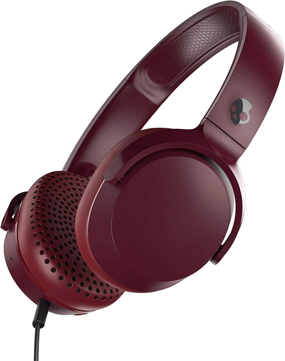 Skullcandy Riff Wired On-Ear Headphones. https://www.amazon.com/Skullcandy-Riff-On-Ear-Headphone-Black/dp/B07SMD8VZZ. Credit: Amazon