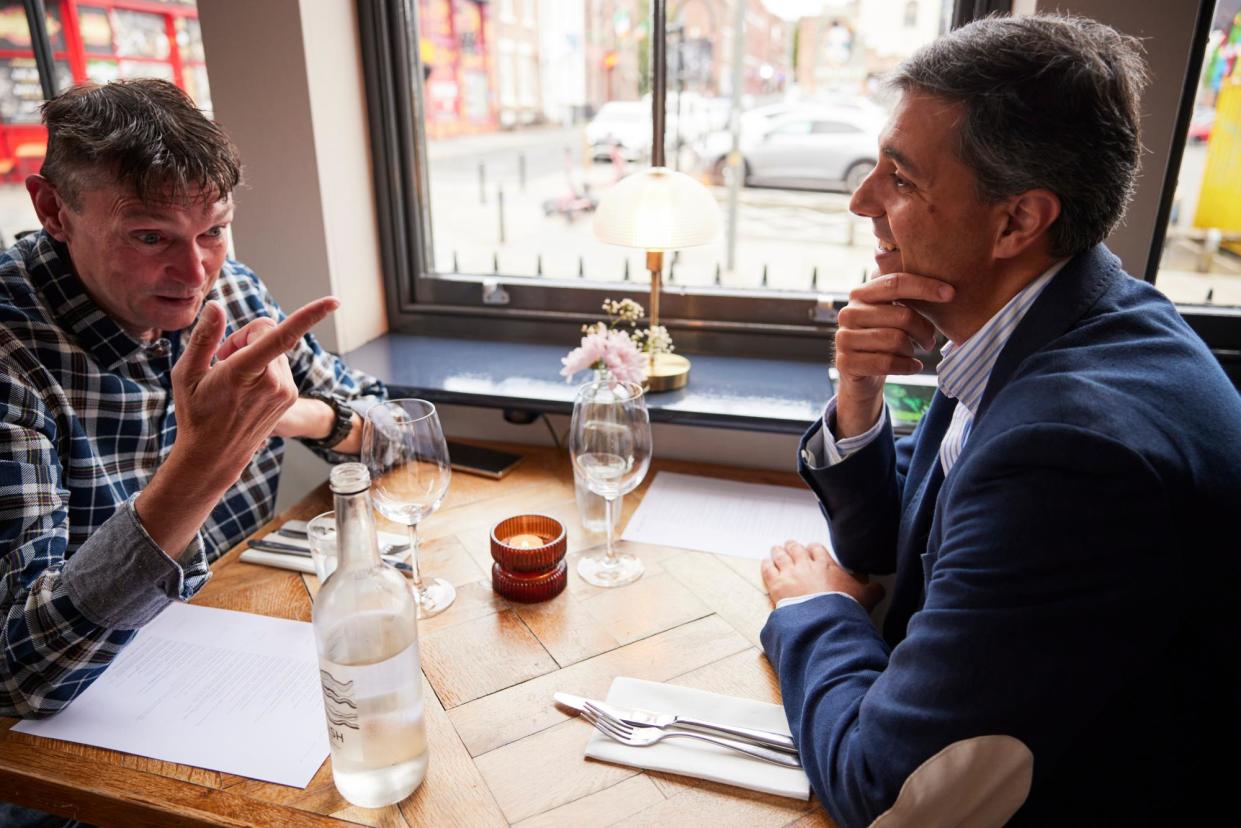 <span>Michael (left) and Bruno. All photographs: Christopher Thomond/The Guardian</span><span>Photograph: Christopher Thomond/The Guardian</span>