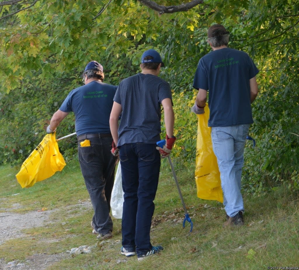 There are multiple neighbourhood and park cleanups this weekend ahead of Earth Day, including one in Kitchener with CBC K-W. (Waterloo Region Nature - image credit)