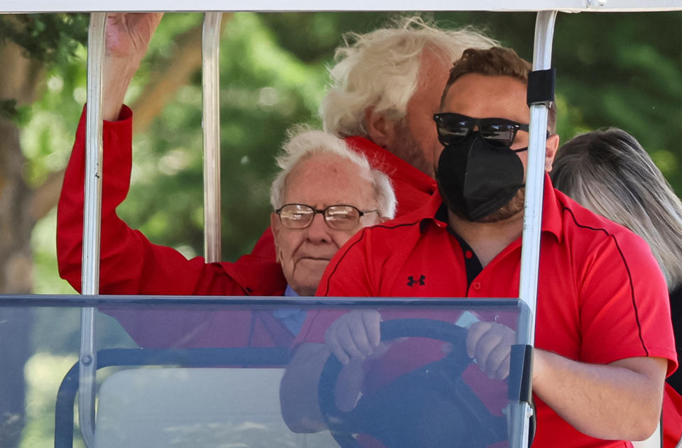 Warren Buffett, CEO of Berkshire Hathaway, attends the annual Allen and Co. Sun Valley Media Conference, in Sun Valley, Idaho, U.S., July 6, 2022.   REUTERS/Brendan McDermid