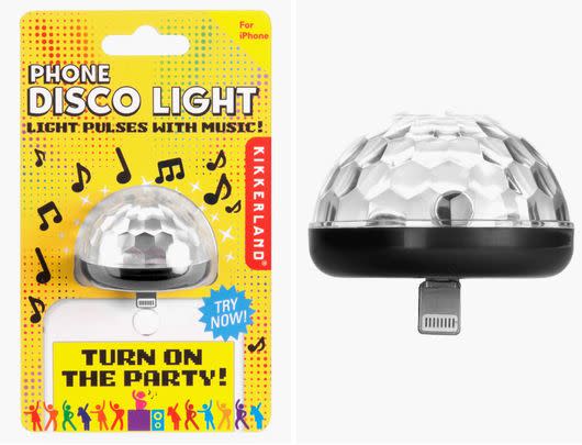 A plug-in mino disco ball for spontaneous dance parties