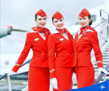 2013 gewannen die Outfits der russischen Aeroflot-Stewardessen sogar den Preis als "Europe's most stylish Airline". In einer Online-Umfrage durften 1.200 User über die schönsten Outfits der Flugbegleiter abstimmen: Die strenge Uniform mit roten Hacken räumte ab. (Bild-Copyright: Instagram/aeroflot)