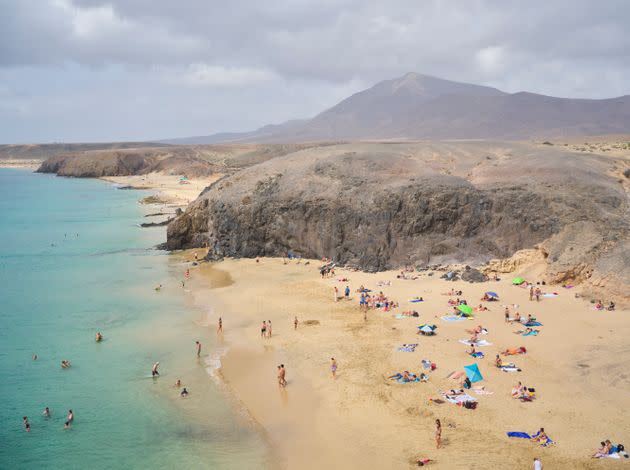 Playa Papagayo, Lanzarote.