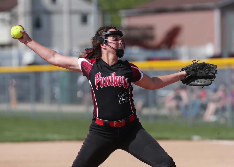 Pitcher Chloe Bird is one of only two seniors Norton will have to replace next season after reading a Division II regional final this season. The Panthers were eliminated by Oak Harbor 6-0 Tuesday in New Riegel.