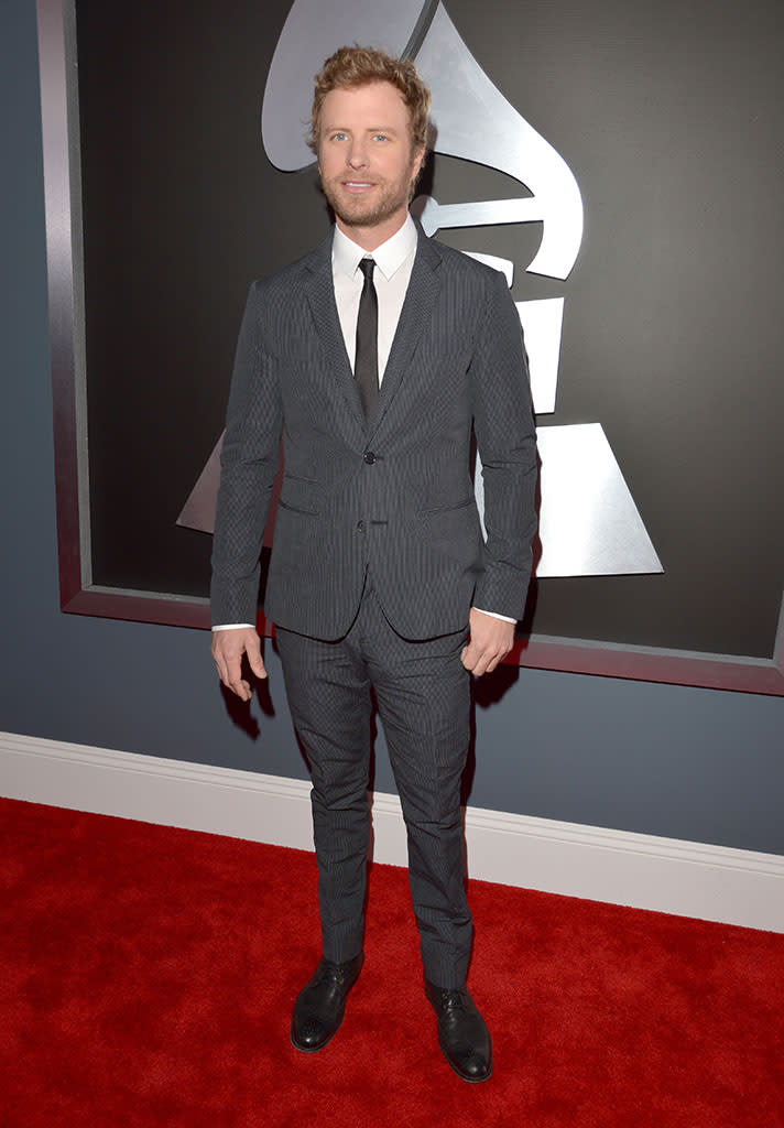 The 55th Annual GRAMMY Awards - Red Carpet: Dierks Bentley