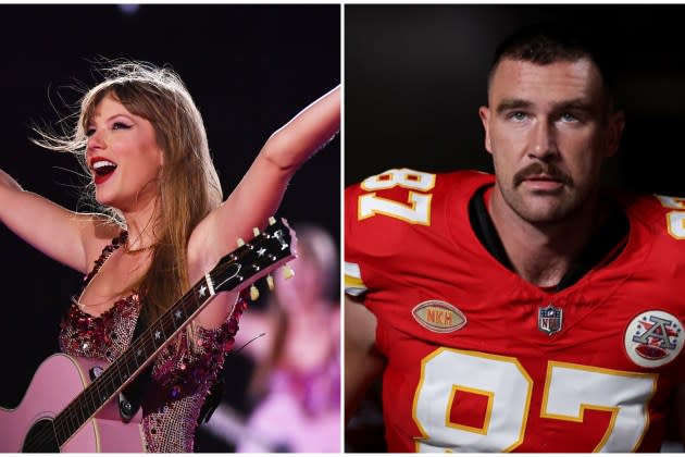 Taylor Swift Attends Travis Kelce Game, Day After 'Eras Tour' Premiere