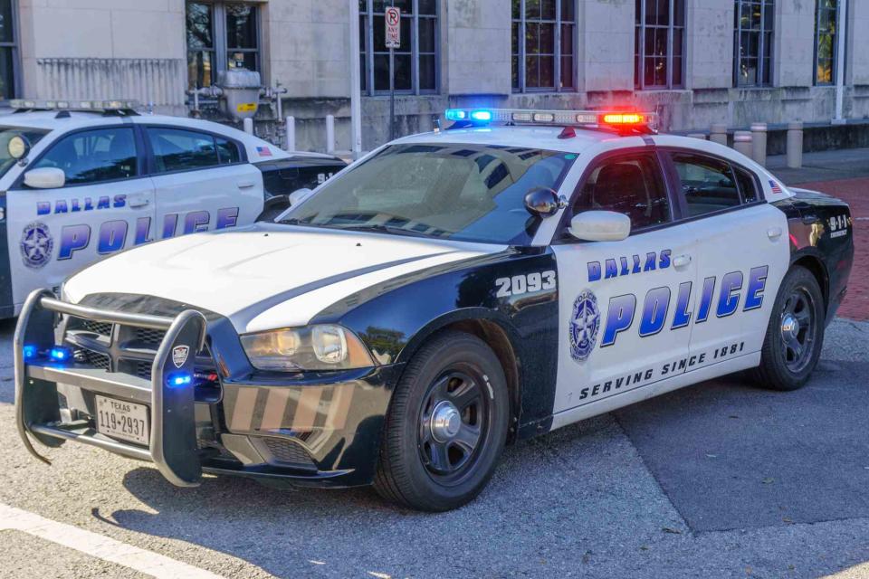 <p>Getty</p> Police car in Dallas