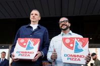 Opening of Domino Pizza restaurant chain in Moscow