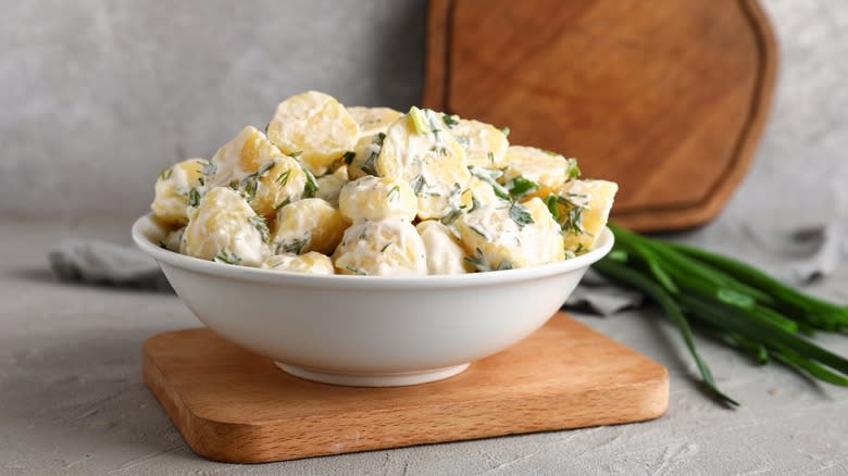 Potato salad in bowl