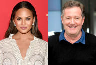 <p>The beef between Chrissy Teigen and Piers Morgan also guest-stars Jennifer Aniston. After Aniston <a rel="nofollow" href="https://www.yahoo.com/celebrity/jennifer-aniston-i-am-not-a-sad-childless-human-205203738.html" data-ylk="slk:wrote an op-ed;elm:context_link;itc:0;sec:content-canvas;outcm:mb_qualified_link;_E:mb_qualified_link;ct:story;" class="link  yahoo-link">wrote an op-ed</a> on being fed up with the tabloid culture, Morgan <a rel="nofollow noopener" href="http://www.dailymail.co.uk/news/article-3688255/PIERS-MORGAN-dear-Jennifer-fed-having-body-judged-stop-trying-make-look-Photoshop-perfect-magazine-covers.html" target="_blank" data-ylk="slk:penned a piece;elm:context_link;itc:0;sec:content-canvas" class="link ">penned a piece</a> for the <i>Daily Mail</i> essentially calling her a hypocrite. After reading Morgan’s post, Teigen couldn’t resist tweeting at him: "Why do you ALWAYS take the road of being the piece of s*** a**hole?" The two <a rel="nofollow" href="https://www.yahoo.com/celebrity/guide-chrissy-teigen-piers-morgans-twitter-feud-over-040015879.html" data-ylk="slk:went back and forth;elm:context_link;itc:0;sec:content-canvas;outcm:mb_qualified_link;_E:mb_qualified_link;ct:story;" class="link  yahoo-link">went back and forth</a>, with Morgan calling the model the lamest "celebrity troll." He also brought John Legend into it: "Your husband's a genius so I forgive your childish impudence." At that, Teigen fired back, "my husband thinks you are one of the most misogynistic, condescending morons on the planet but thank you." Morgan retorted, "Well he married you, so we all have our problems." Ouch. (Photo: AP Images) </p>