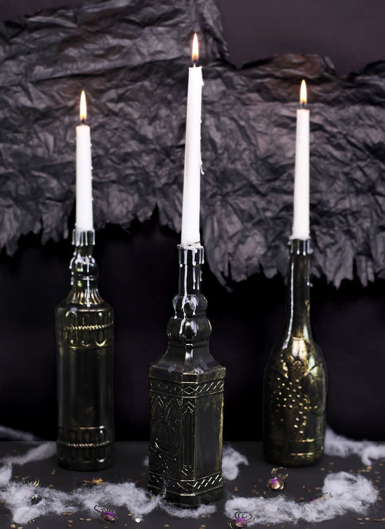 halloween centerpieces halloween candlestick holders