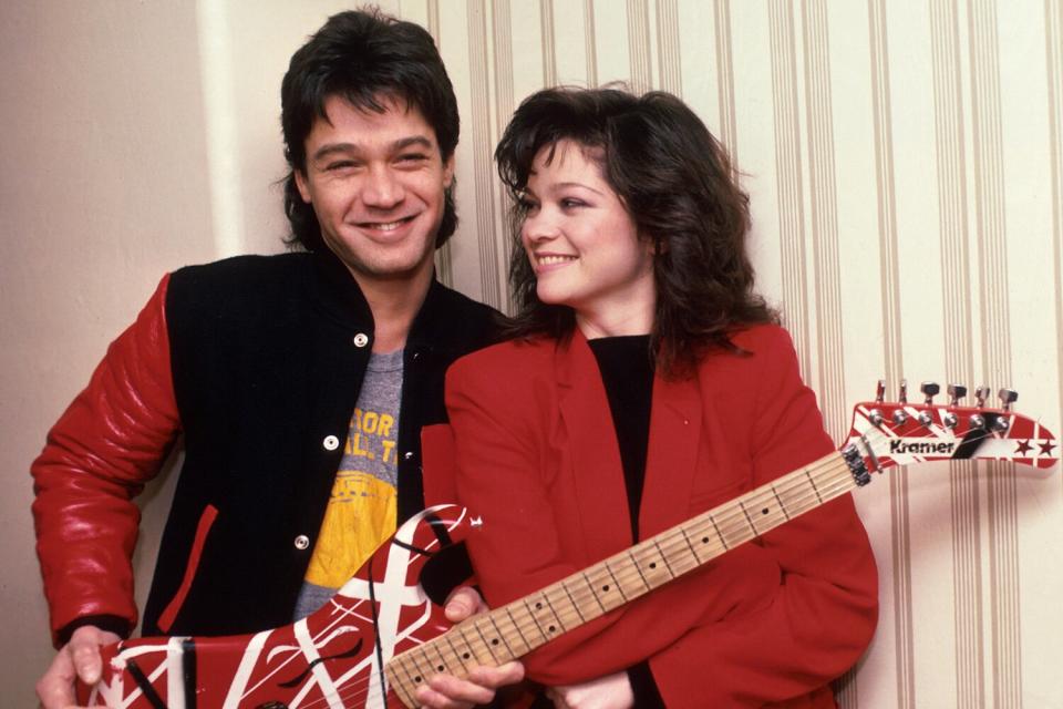 Eddie Van Halen and Valerie Berlinelli