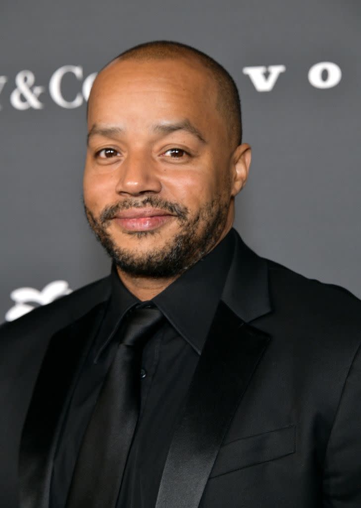 Donald Faison (head that's bare)