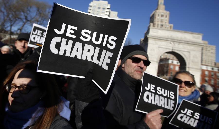 'Charlie Hebdo' Front Page Makes Statement in Wake of Paris Terror Attacks