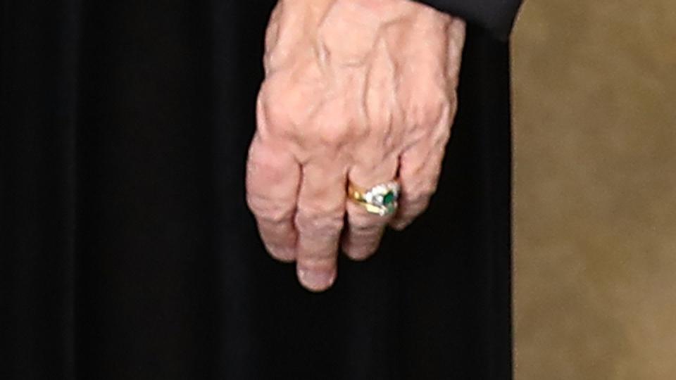 Judy Finnigan's emerald anniversary ring from her husband Richard