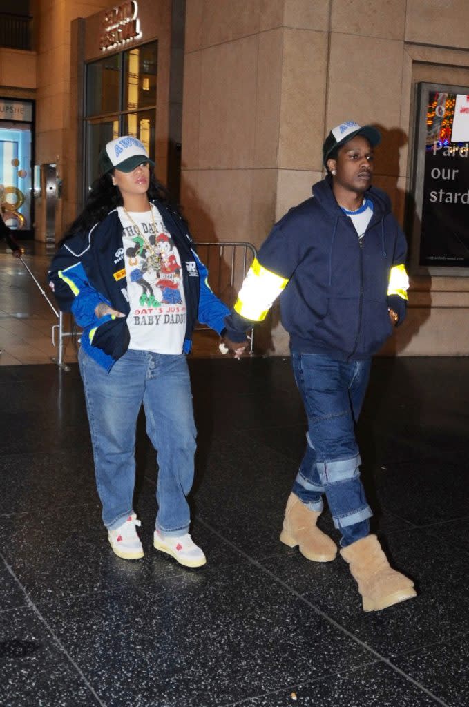 Rihanna and A$AP Rocky go on a date in Hollywood on April 1, 2022. - Credit: PhotosByDutch / SplashNews.com