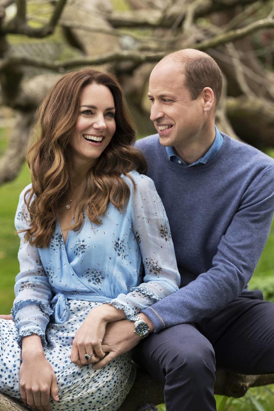 Kate and William's official 10-year anniversary portrait.