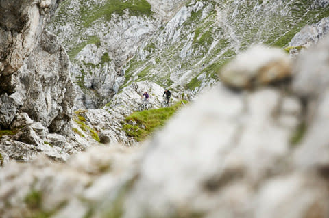 Like ski runs, bike trails are graded for difficulty - Credit: This content is subject to copyright./Cultura