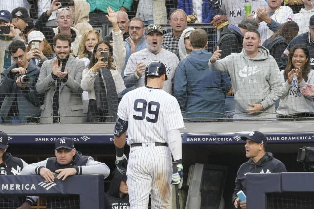 Aaron Judge stays at 61 homers on 61st anniversary of Maris' 61st