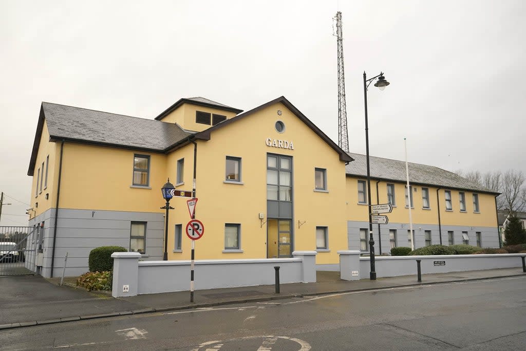 Tullamore garda station in Co Offaly where a man is being questioned by police investigating the death of Ashling Murphy (Niall Carson/PA) (PA Wire)