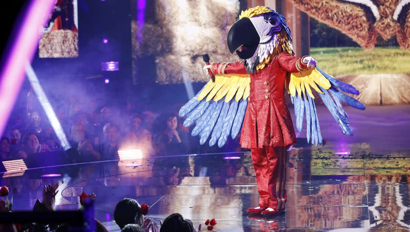 The Macaw appears on “The Masked Singer.” 